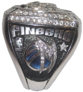 Fineske Mavericks Championship Ring
